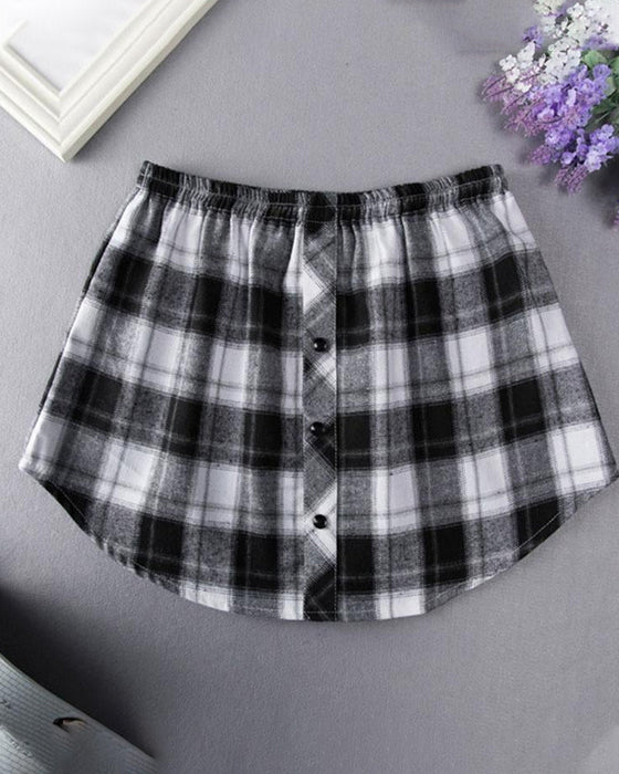 Pas przedłużający w stylu koszuli