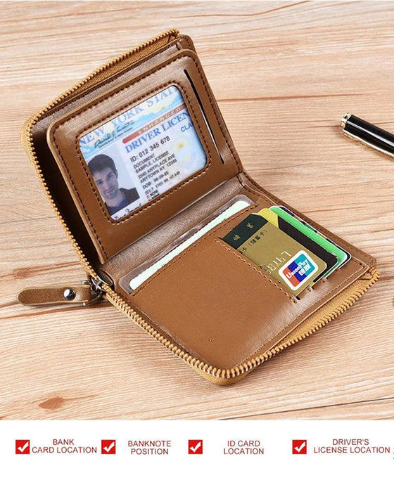 Męski portfel blokujący RFID