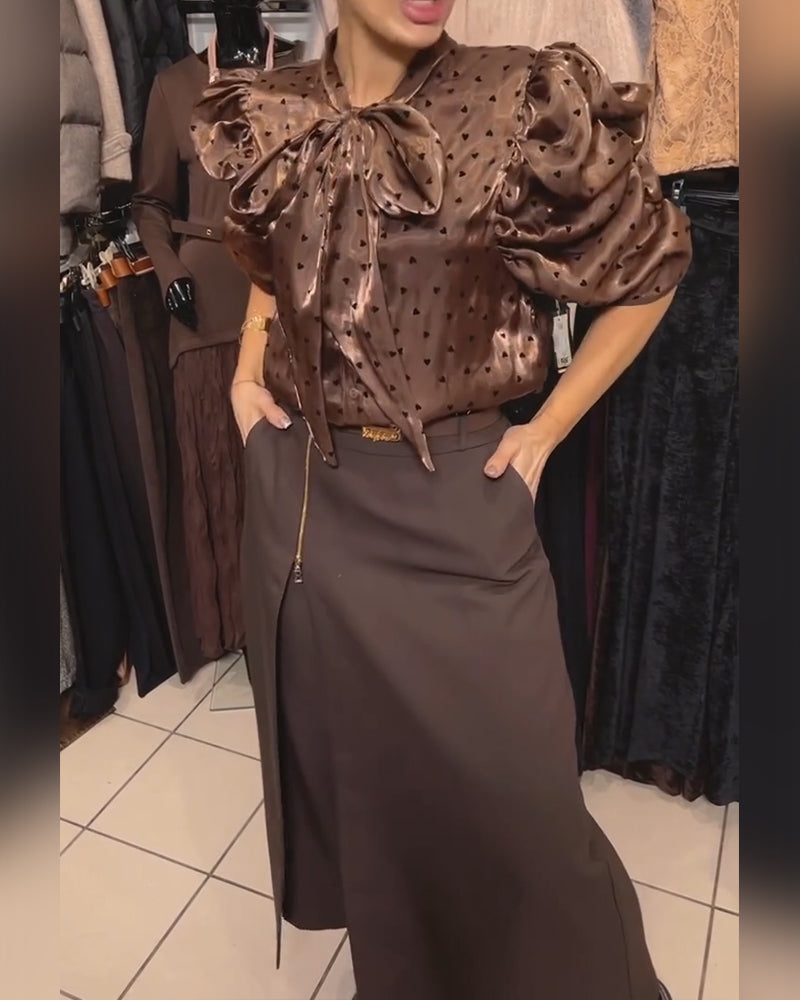 Spódnicospodnie Stylowy Design Z Zamkiem Casual