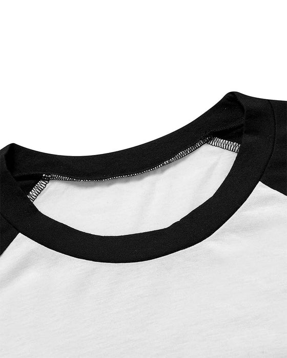 T-Shirt Z Raglanowym Rękawem