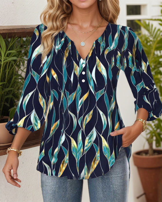 Bluzka Casual V-Decolte
