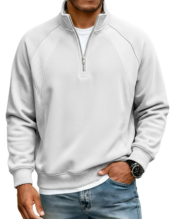 Bluza Half Zip Stójka