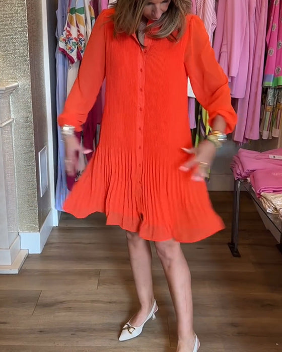 Damska solidna, patchworkowa, plisowana sukienka