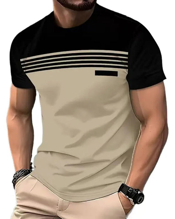 Męski T-Shirt Oddychający Szybkoschnący Krótki Rękaw