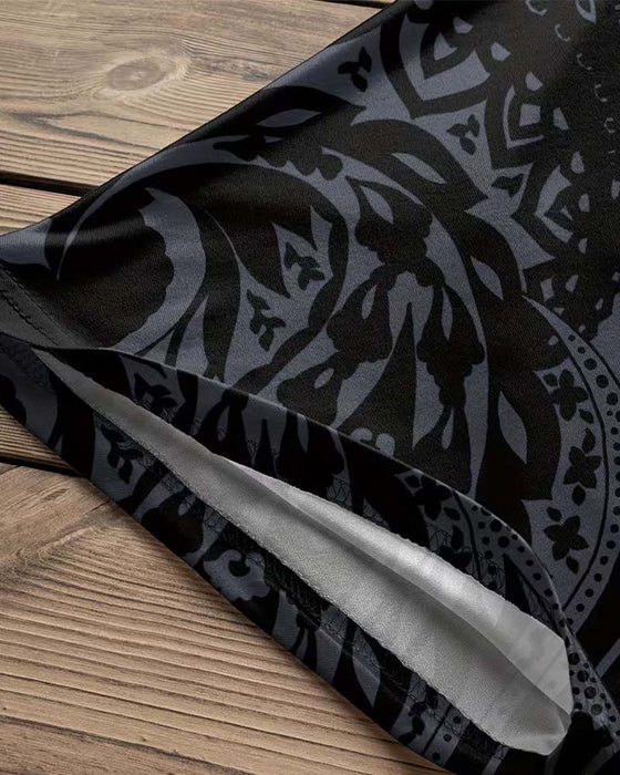 Top Krzyż Nieregularny Print