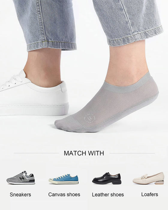 Men's Ice Silk Boat Socks