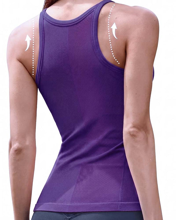Top Z Wbudowanym Biustonoszem I Otwartym Plecami Sport