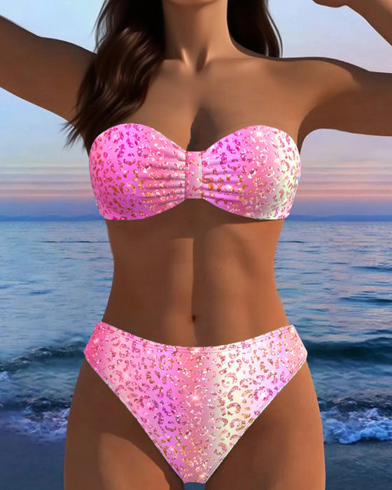 Bikini W Panterkę Bandeau
