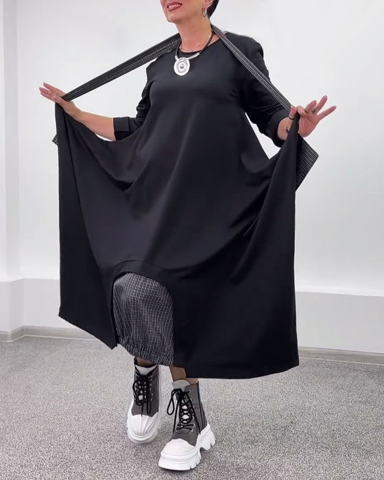 Sukienka casualowa, luźna, z dekoltem halter