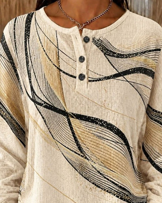 Bluza Fala Linia Wzór