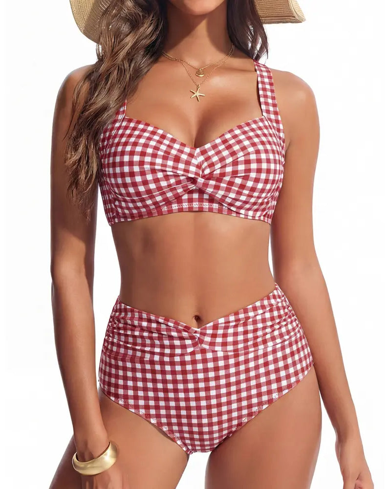 Bikini W Kratę Wysoki Stan Węzeł