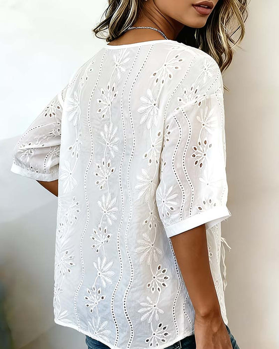 Bluza Bok Wiązać Wycięcie
