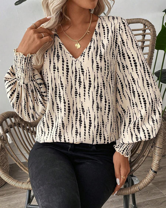 Bluzka V-Neck Casual
