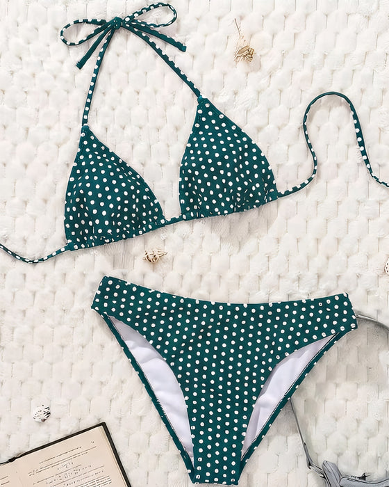 Bikini Paski Groszki