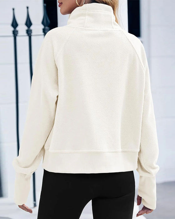 Sweatshirt Swobodny Sznurek Pullover