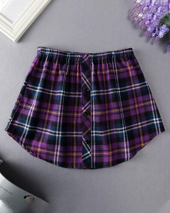 Pas przedłużający w stylu koszuli