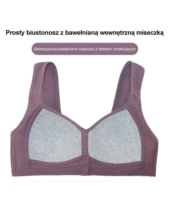 Przycisk przedni w średnim wieku iw podeszłym wieku Bielizna