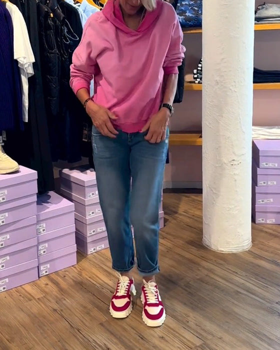 Bluza z kapturem w gradientowych kolorach