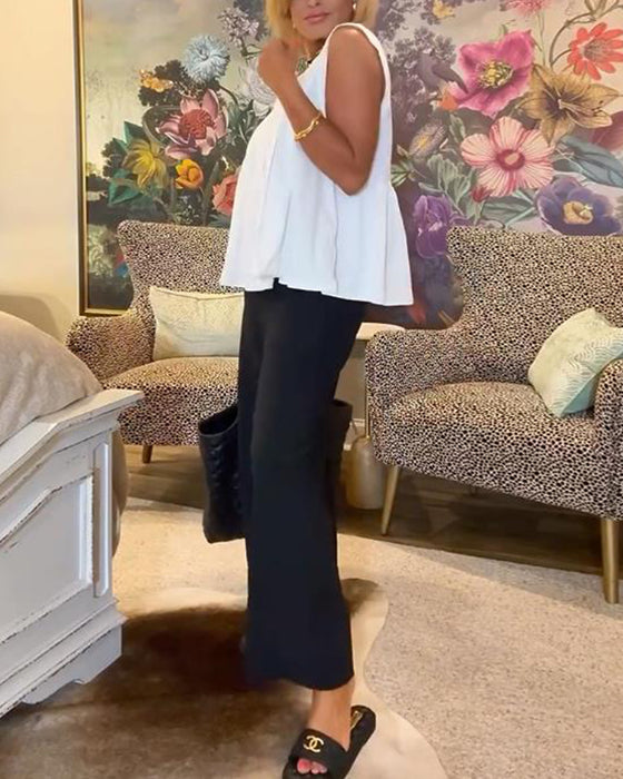 Wielofunkcyjna Kamizelka z Eleganckimi Skręcami