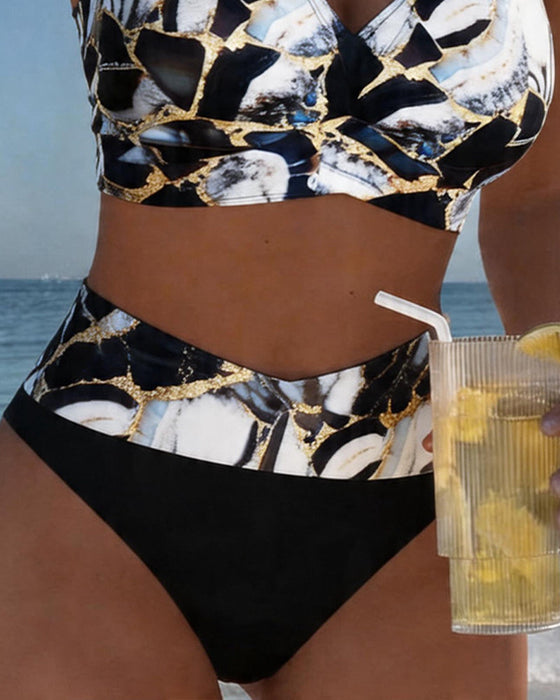 Bikini Pasek Wycięcie Projektantki