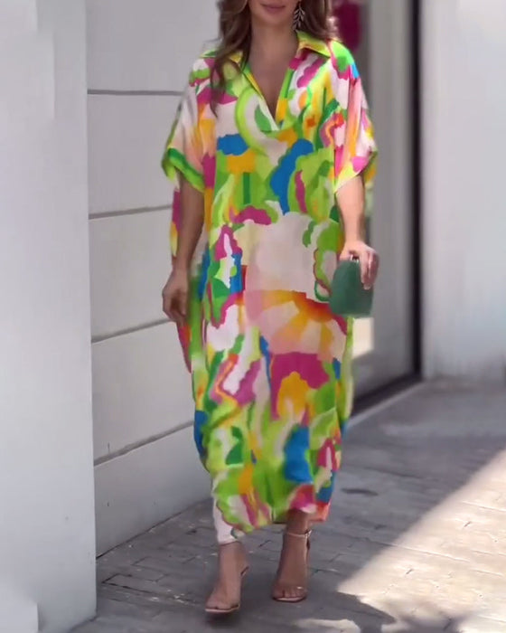 Sukienka z nadrukiem