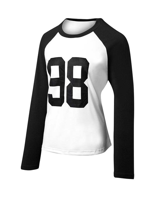 T-Shirt Z Raglanowym Rękawem