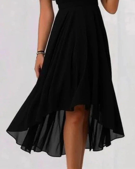 Sukienka Mesh Patchwork Nieregularny