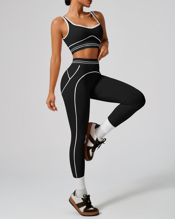 Set Sport Tank Wysoki Stan Joga