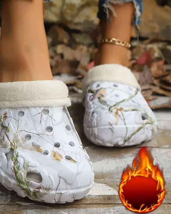 Kapcie stylowy wzór antypoślizgowe