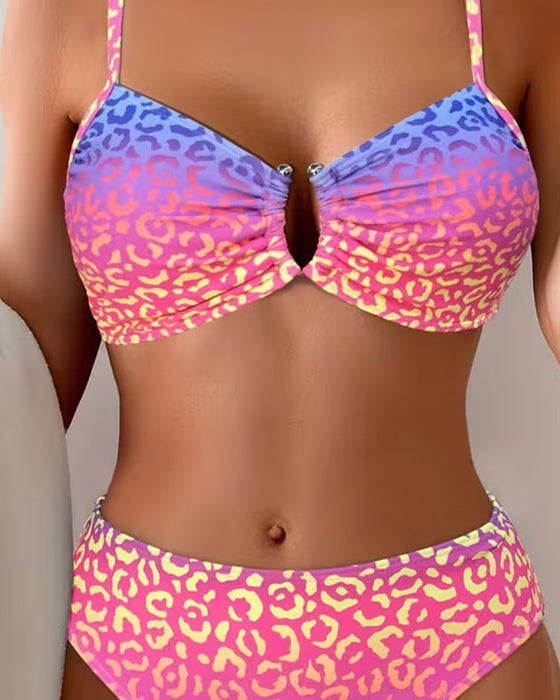 Bikini Stylowy Animal-Print