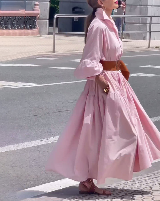 Sukienka w jednolitym kolorze