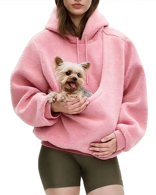 Bluza Teddy Zwierzak Kieszeń Z Kapturem