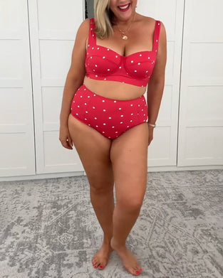 Bikini Sexy W Kropki Dwuczęściowe