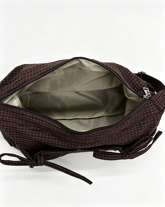 Torba Kokardka Krata Crossbody