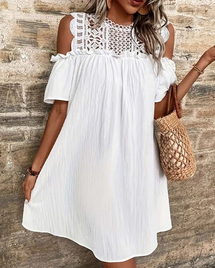 Sukienka Wycięcie Off-Shoulder Krótka