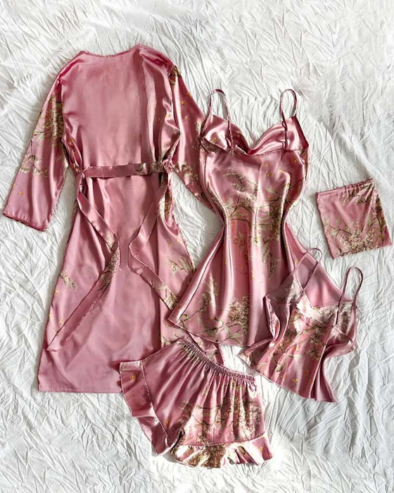 Zestaw Loungewear Druk Swobodny