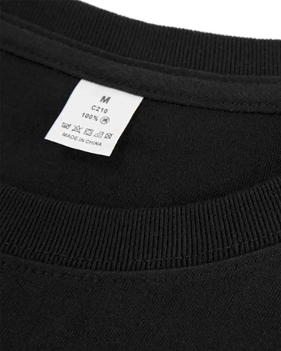 T-Shirt Okrągły Dekolt Przód I Tył Druk Unisex