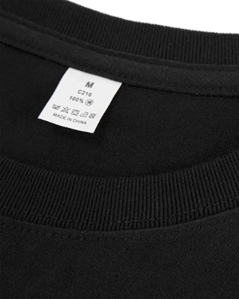 T-Shirt Okrągły Dekolt Przód I Tył Druk Unisex