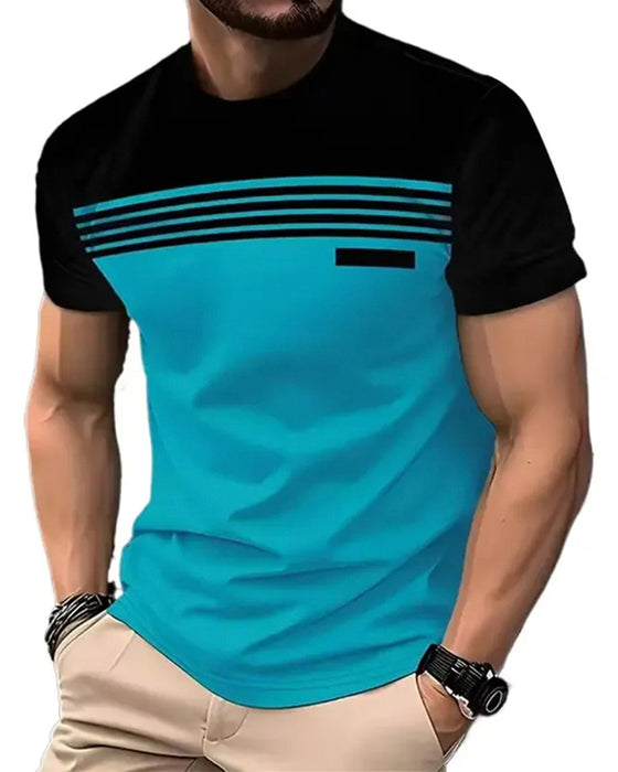 Męski T-Shirt Oddychający Szybkoschnący Krótki Rękaw
