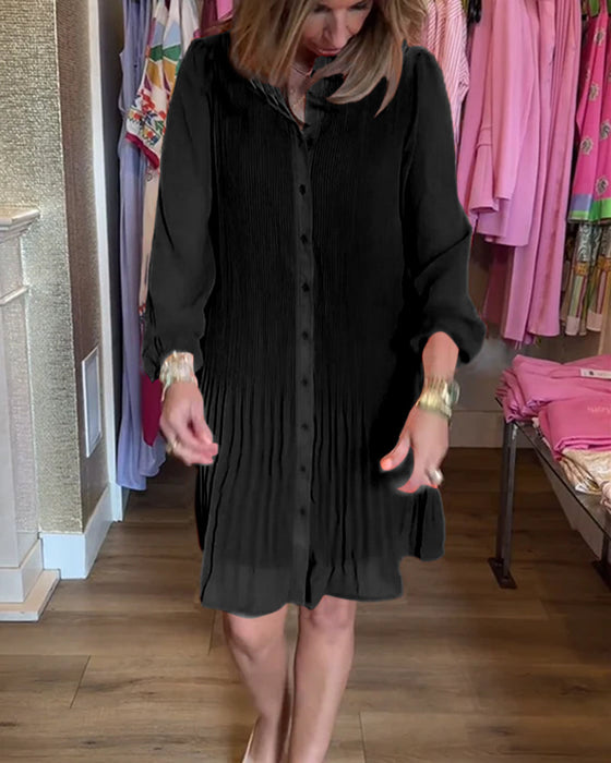 Damska solidna, patchworkowa, plisowana sukienka