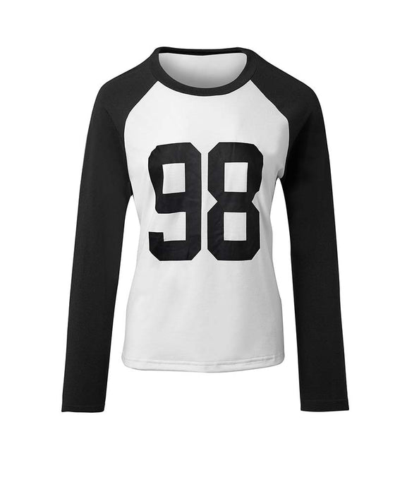 T-Shirt Z Raglanowym Rękawem