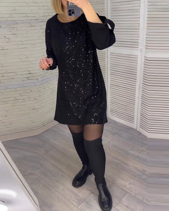 Sukienka z marszczonymi rękawami