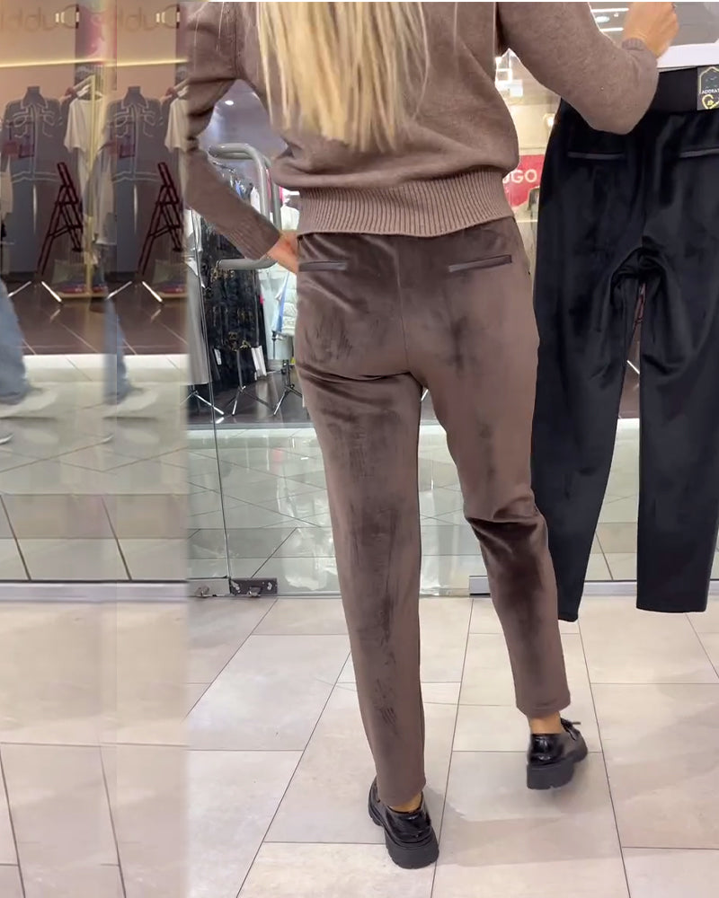 Ciepłe i wygodne spodnie