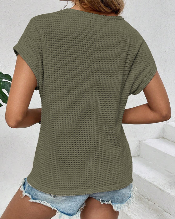 T-Shirt Raglan Siatka Wyrzynany Oddychający