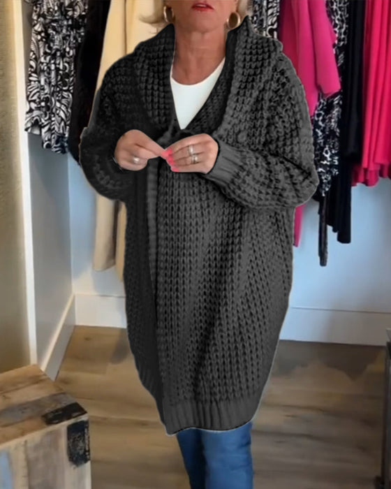 Solidny kardigan kolorów