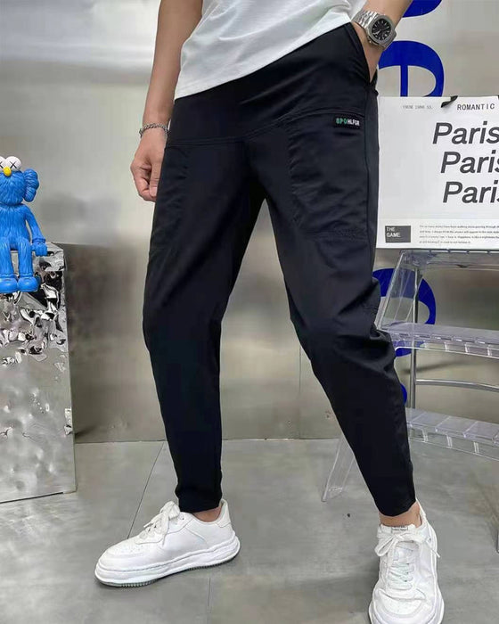 Męskie spodnie Cargo z wieloma kieszeniami