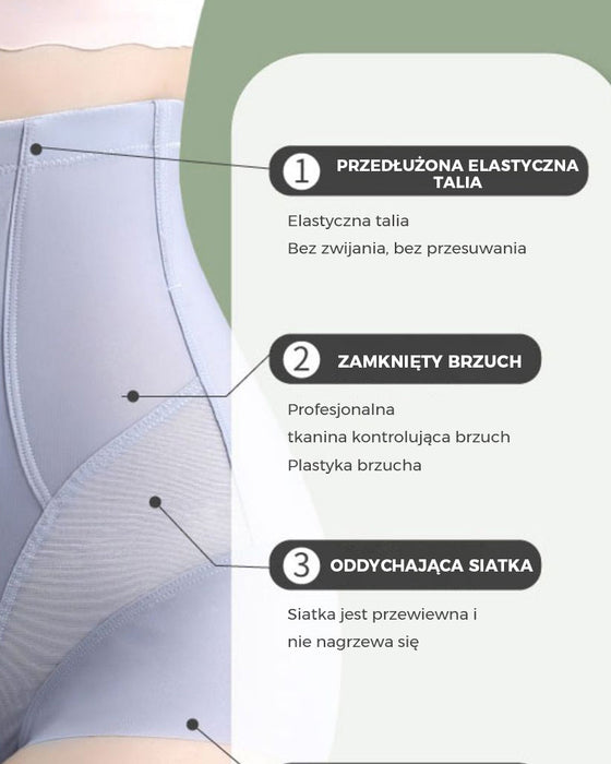 Szorty modelujące z wysokim stanem i podnoszące pośladki