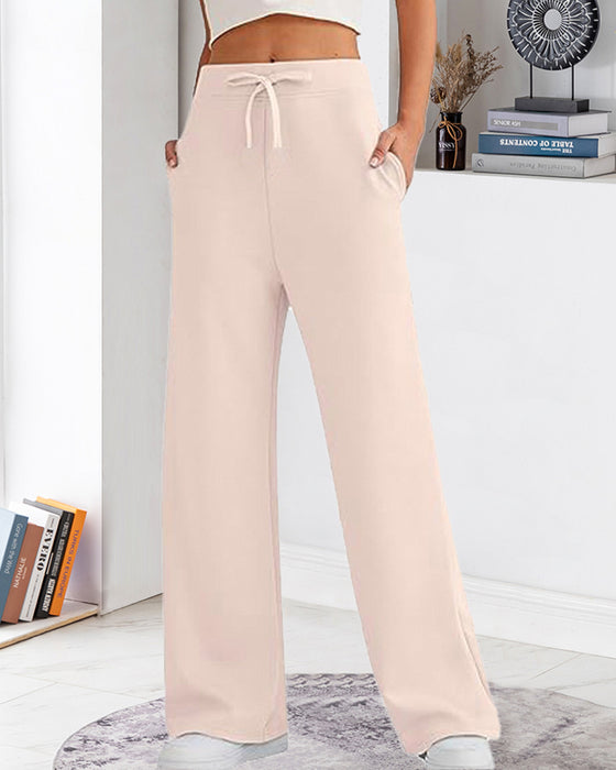 Spodnie Wysoki Stan Sportowe