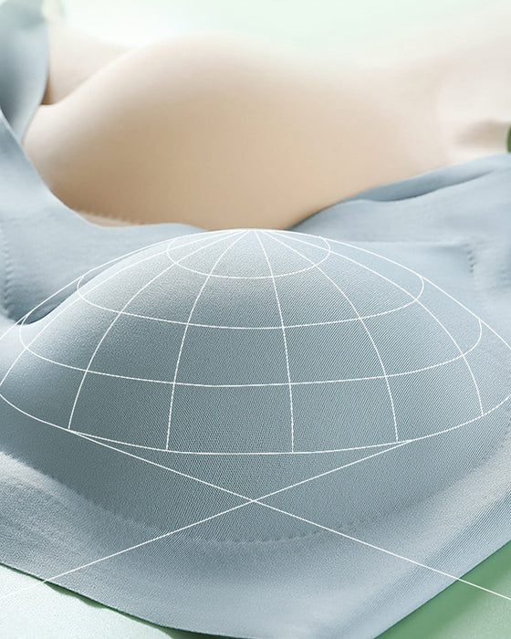 Bezszwowy, oddychający biustonosz push up