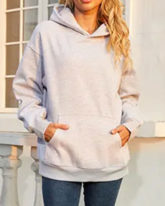Hoodie Z Kapturem Casual Pullover